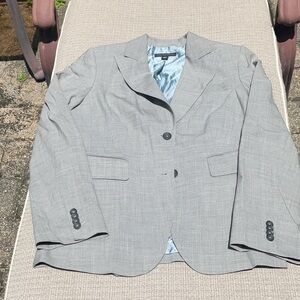 Banana Republic Gray Blazer, Size 6